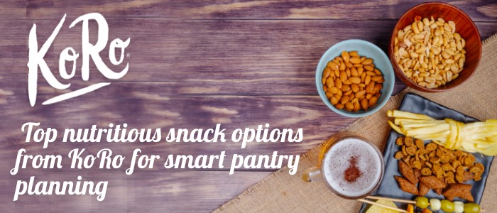 Top nutritious snack options from KoRo for smart pantry planning