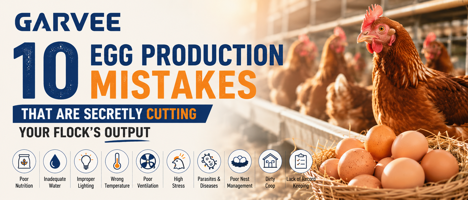 10 Egg Production Mistakes That Are Secretly Cutting Your Flock’s Output