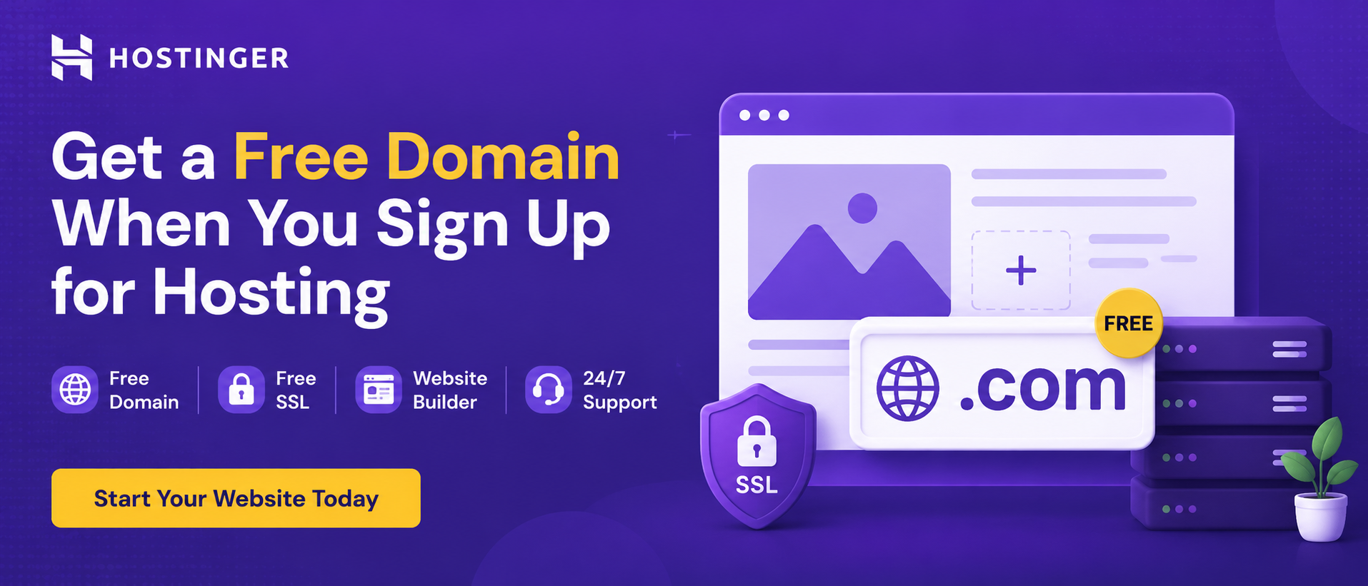 Get a Free Domain When You Sign Up for Hosting