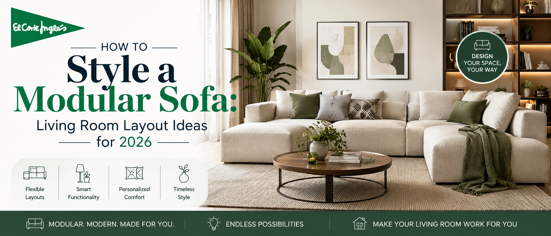 How to Style a Modular Sofa: Living Room Layout Ideas for 2026